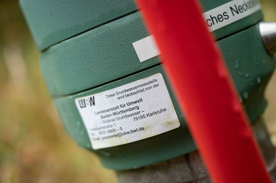 Grundwassermessstelle in Baden-Württemberg