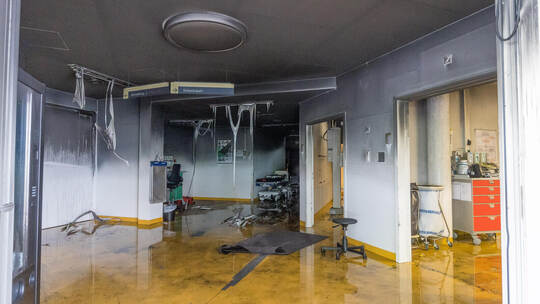 Brand Zentrale Notaufnahme