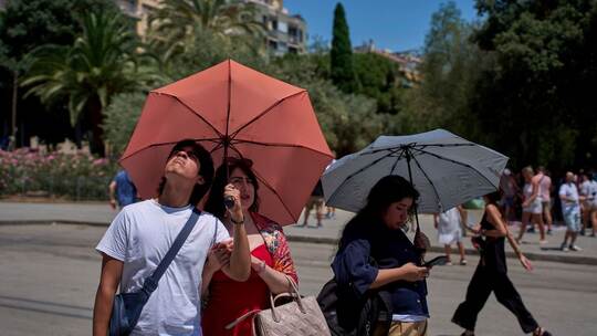 Hitze in Spanien - Barcelona