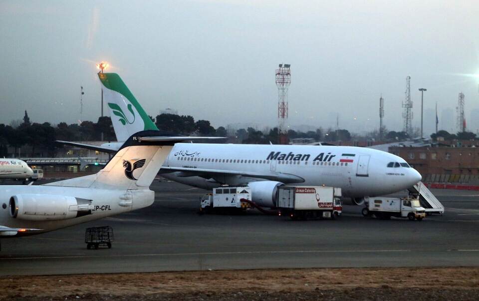 Flugzeug der iranischen Fluggesellschaft Mahan Air