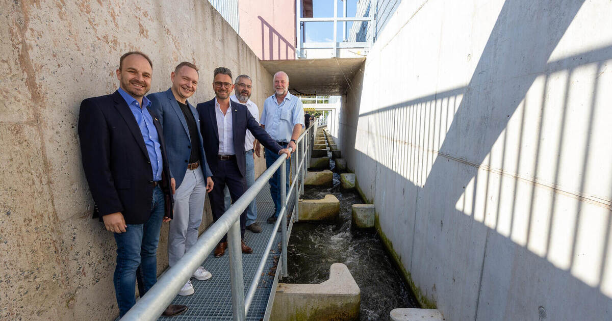 Flusskraftwerk Eutingen in Betrieb: Strom für 1000 Haushalte, Durchlass ...