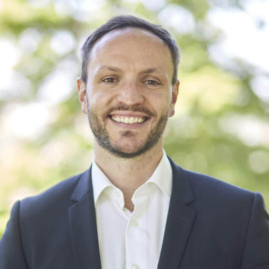 Der Polizist und dreifache Familienvater Stefan Aßmus kandidiert als Oberbürgermeister in Mühlacker. Stefan Assmus
