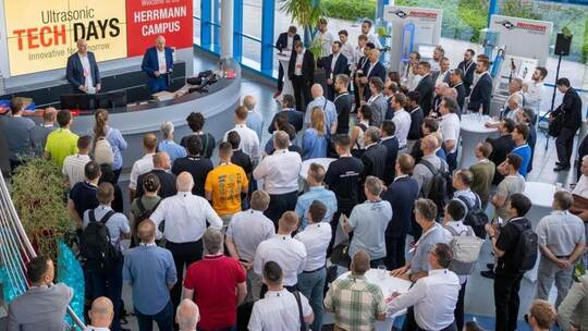 Großer Andrang bei den Ultrasonic Tech Days von Herrmann Ultraschalltechnik. Gallian