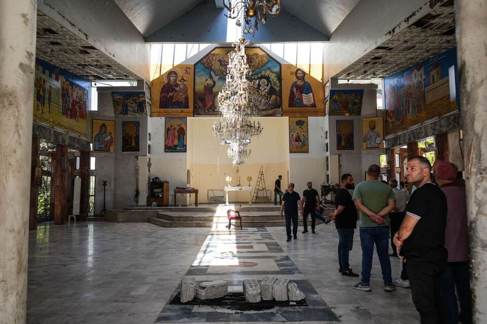 Nach Selbstmordanschlag in syrischer Kirche
