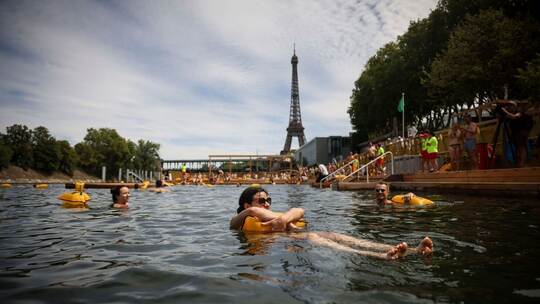 Schwimmen in der Seine