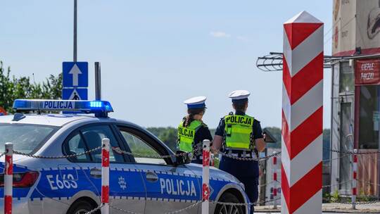 Kontrollen an der Grenze zu Polen