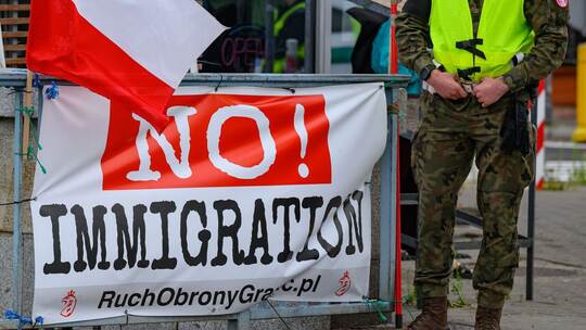 Kontrollen an der deutsch-polnischen Grenze - Slubice