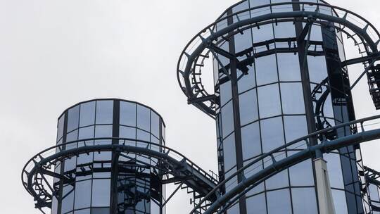 Achterbahn «Euro-Mir» im Europa-Park Achterbahn «Euro-Mir» im Europa-Park