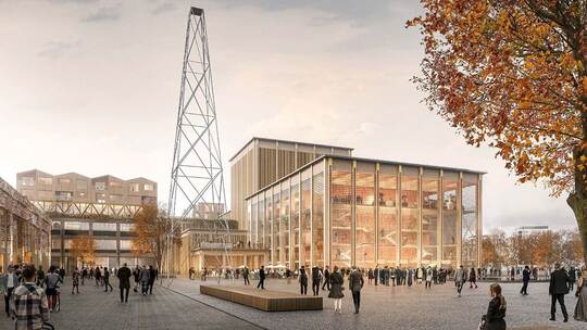 Entwurf Interimsbau für die Stuttgarter Oper