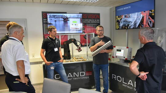 Beim Open House konnten sich Kunden und Besucher über die Produkte von Roland Electronic informieren. Roland Electronic