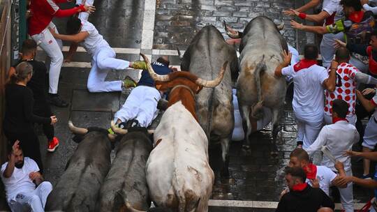 Stierlauf in Pamplona