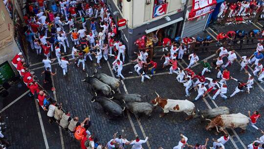 Stierlauf in Pamplona