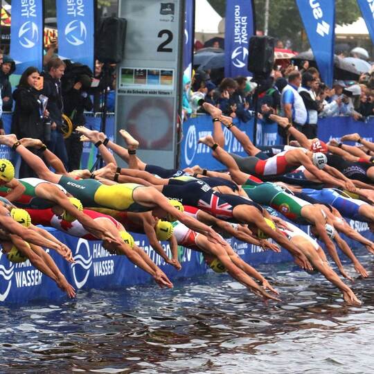 ITU World Triathlon Series in Hamburg