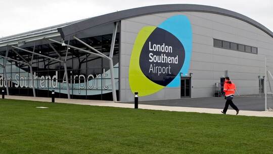 Flugzeugabsturz am Flughafen Southend Flugzeugabsturz am Flughafen Southend
