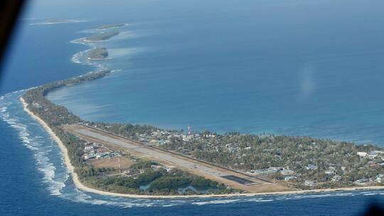 Hauptinsel des Inselstaates Tuvalu