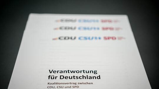 Koalitionsvertrag zwischen CDU, CSU und SPD