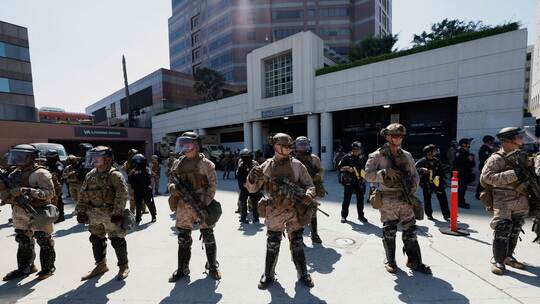 Anti-Trump Protest in Los Angeles