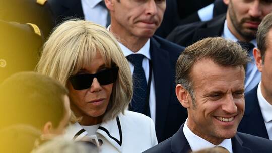 Emmanuel und seine Frau Brigitte Macron Emmanuel und seine Frau Brigitte Macron