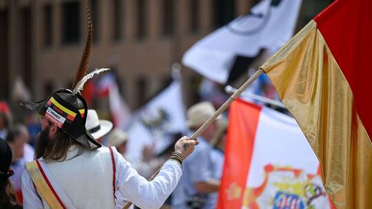 «Reichsbürger»-Treffen in Karlsruhe