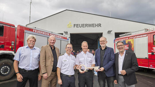 Einweihung Feuerwehrhaus Hohenwart.