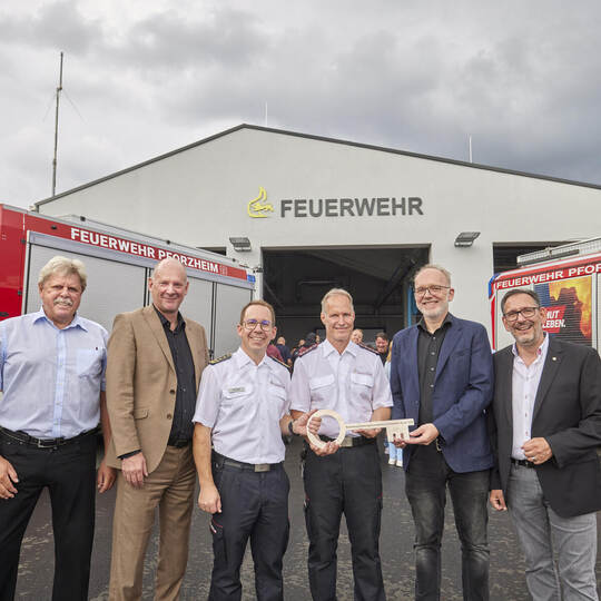 Einweihung Feuerwehrhaus Hohenwart.