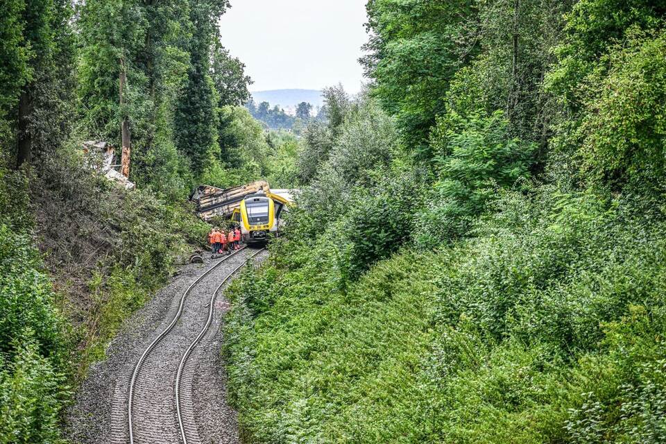 Nach dem Zugunglück in Oberschwaben