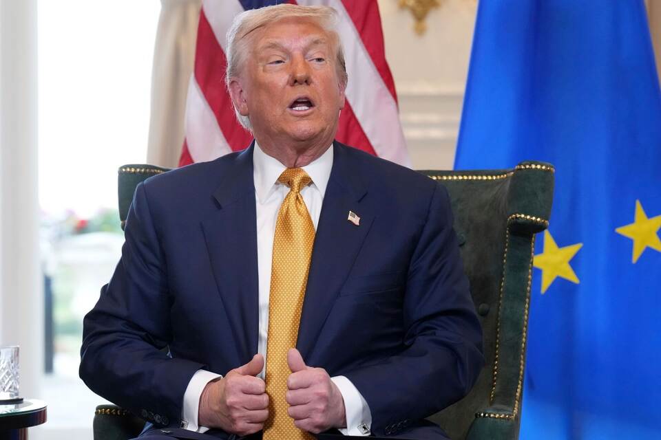 US-Präsident Trump trifft von der Leyen in Schottland US-Präsident Trump trifft von der Leyen in Schottland