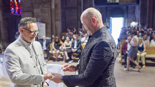 Hochzeit Udo und Jürgen Schlittenhardt.