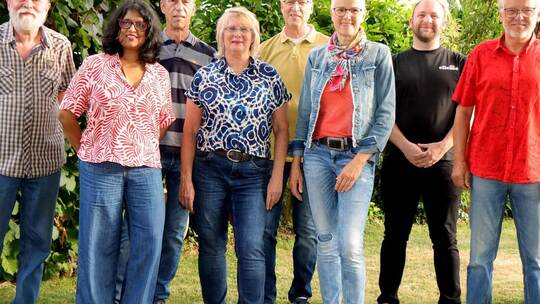 Die Vorstandsmitglieder der „Kinderhilfe Sri Lanka im Biet“ um den Vorsitzenden Walter Bogner (rechts) und der zweiten Vorsitzen