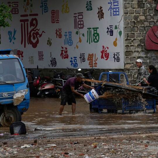 Überschwemmungen in China