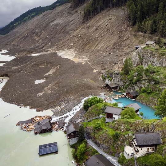 Bergsturz im Wallis