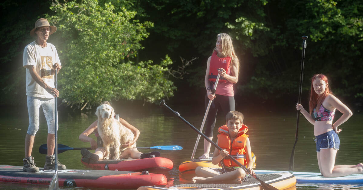 Stand-up paddling in the Enzkreis and Calw districts: Where is it ...