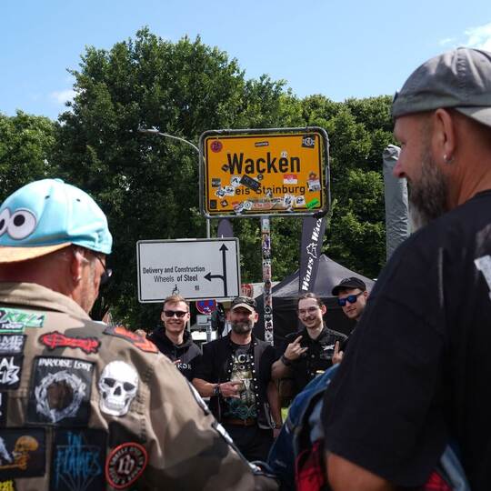 Vor dem Start des Wacken Open Air