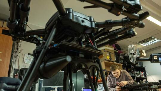 Ukrainische Kampfdrohne