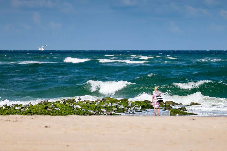 Sommerwetter auf der Nordseeinsel Sylt
