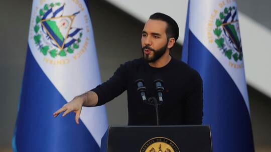 El Salvadors Präsident Nayib Bukele El Salvadors Präsident Nayib Bukele