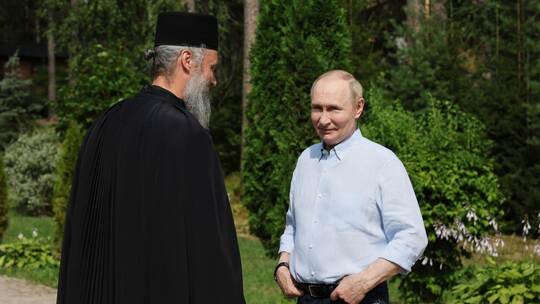 Putin besucht Walaam Kloster