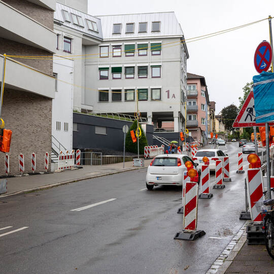 Baustelle Schwarzwaldstraße
