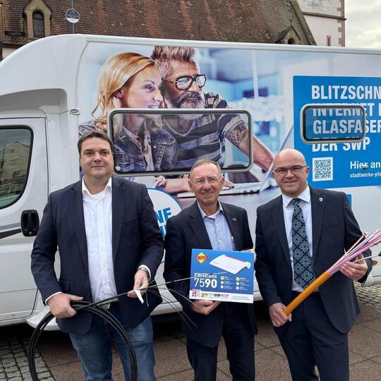 Da war noch alles gut in Sachen schnelles Internet in Niefern-Öschelbronn: Vor acht Monaten hat Bürgermeister Uwe Engelsberger (