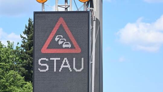 Autobahn 8 Baustelle bei Pforzheim