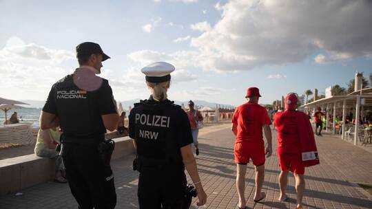 Polizeistreife auf Mallorca Polizeistreife auf Mallorca