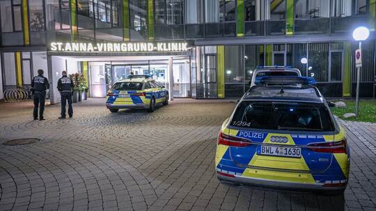 Polizeieinsatz in Ellwanger Klinik Polizeieinsatz in Ellwanger Klinik
