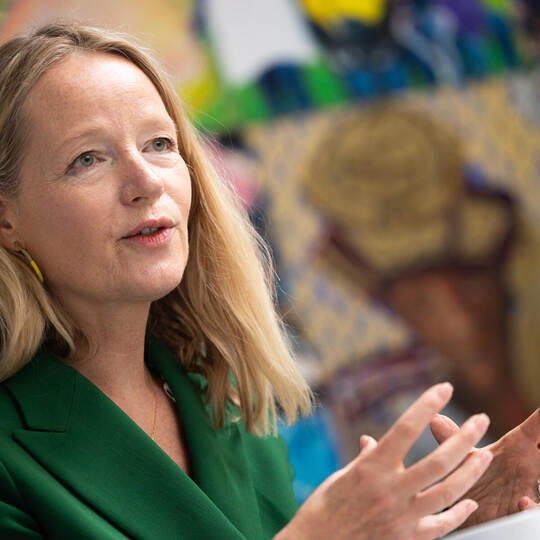 Umweltministerin Thekla Walker spricht sich im PZ-Interview für den Erhalt des Bannwalds Bärlochkar in Enzklösterle aus.Foto: Rö Interview Ministerin Thekla Walker