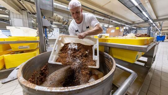Lebkuchen-Produktion