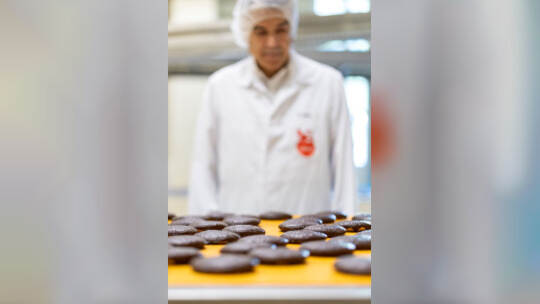 Lebkuchen-Produktion