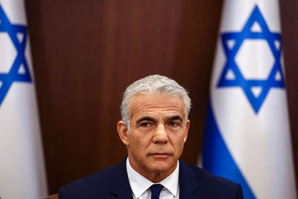 Israels Oppositionsführer Jair Lapid Israels Oppositionsführer Jair Lapid