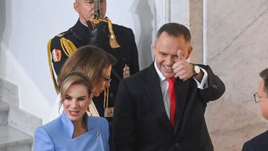 Vereidigung von Polens neuen Präsidenten Nawrocki