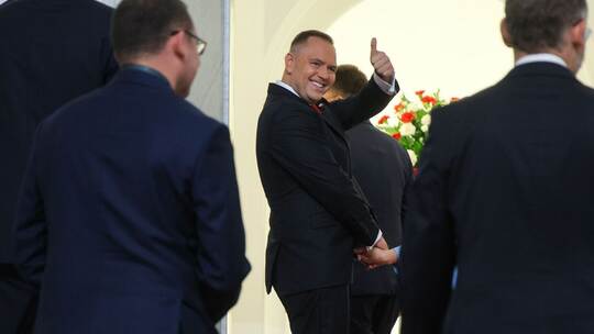 Vereidigung von Polens neuen Präsidenten Nawrocki