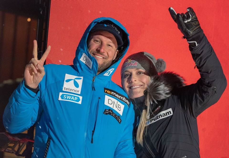 Aksel Lund Svindal und Lindsey Vonn