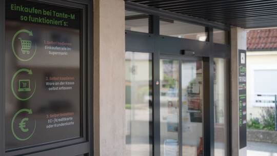 Ein Personalloser Laden der Kette Tante-M